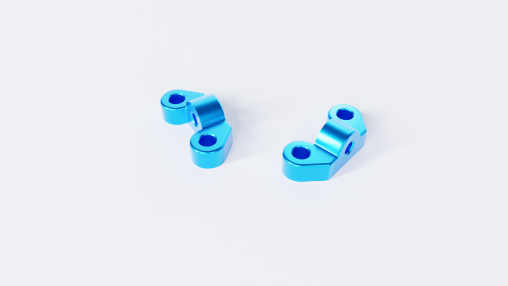 Link Mount Alloy Blue